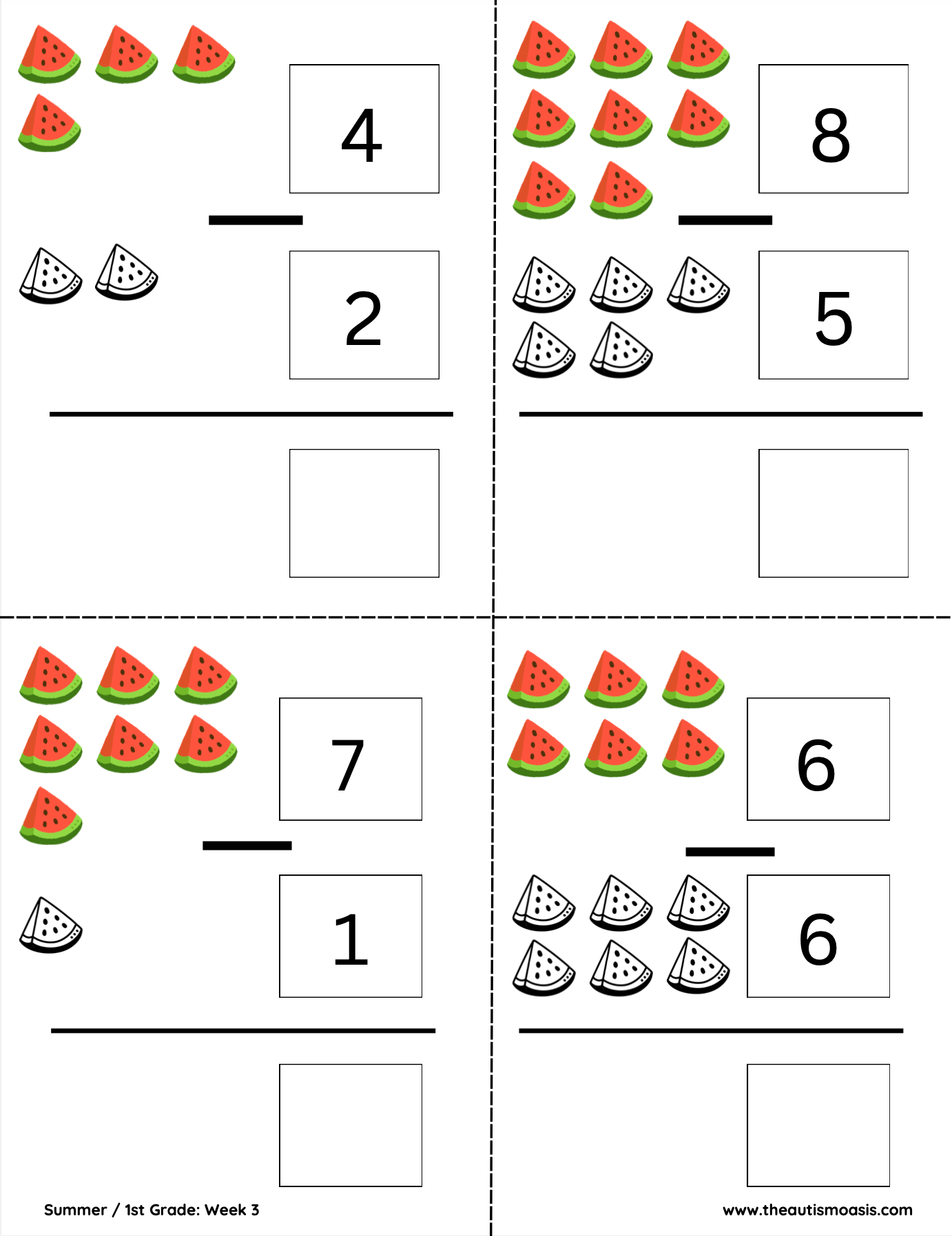 Autism Oasis 1st Grade Summer School